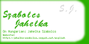 szabolcs jahelka business card